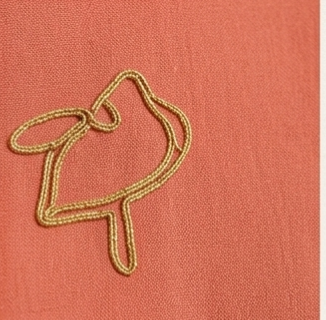 Pre Order: Red Bead And Sequin Embellished Kurta With Pyjama