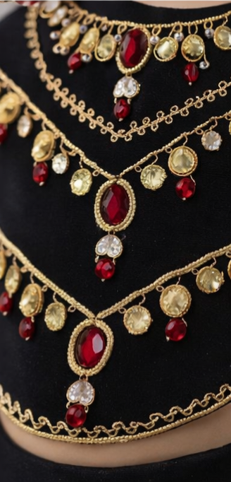 Pre Order: Sheesh Mahal Lehenga Set