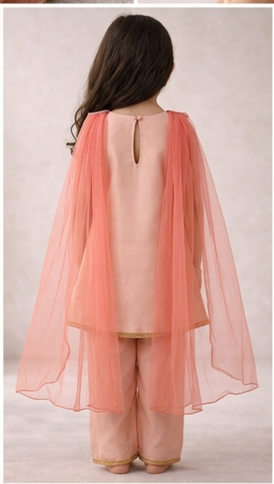 Pre Order: Peach Gulbahaar Set