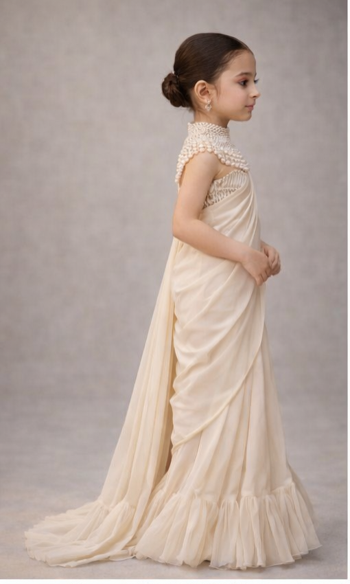 Pre Order: Noor-e-Moti Saree Set