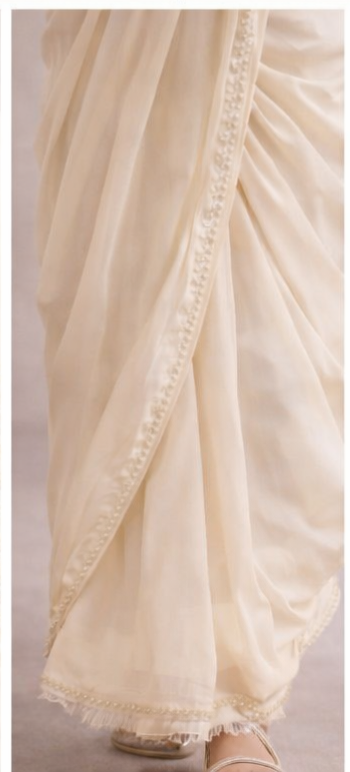 Pre Order: Little Maharani Draped Saree Set