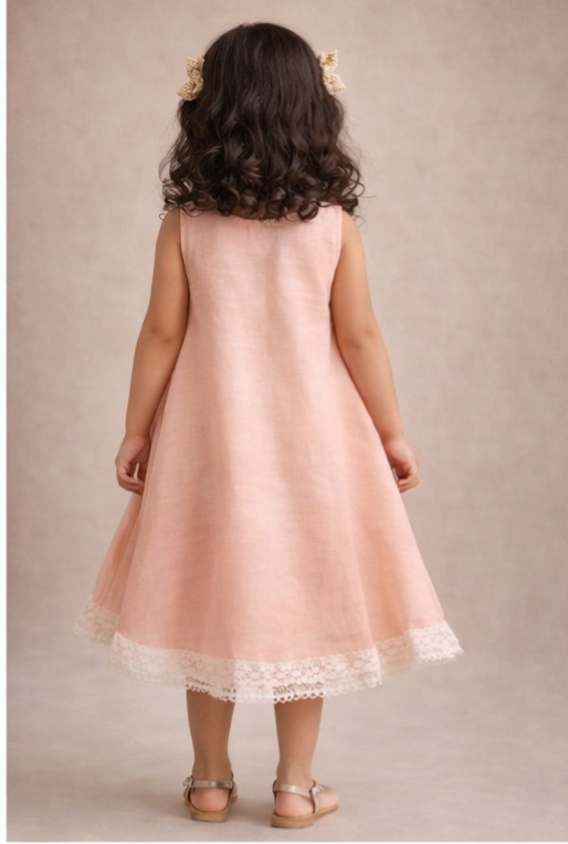 Pre Order: Safari Smiles Hand Painted  Dress