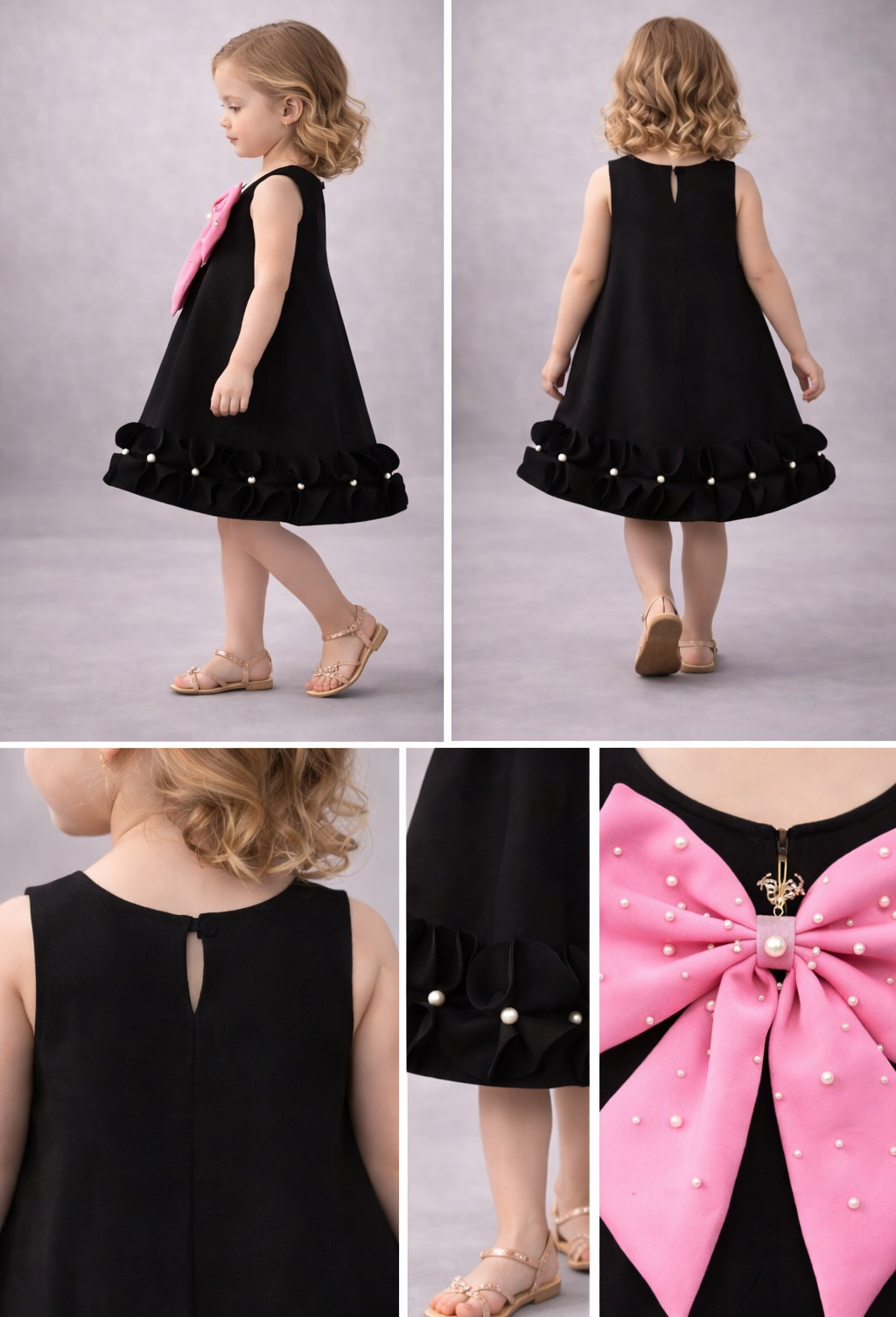 Pre Order: Pink Bow Princess Dress