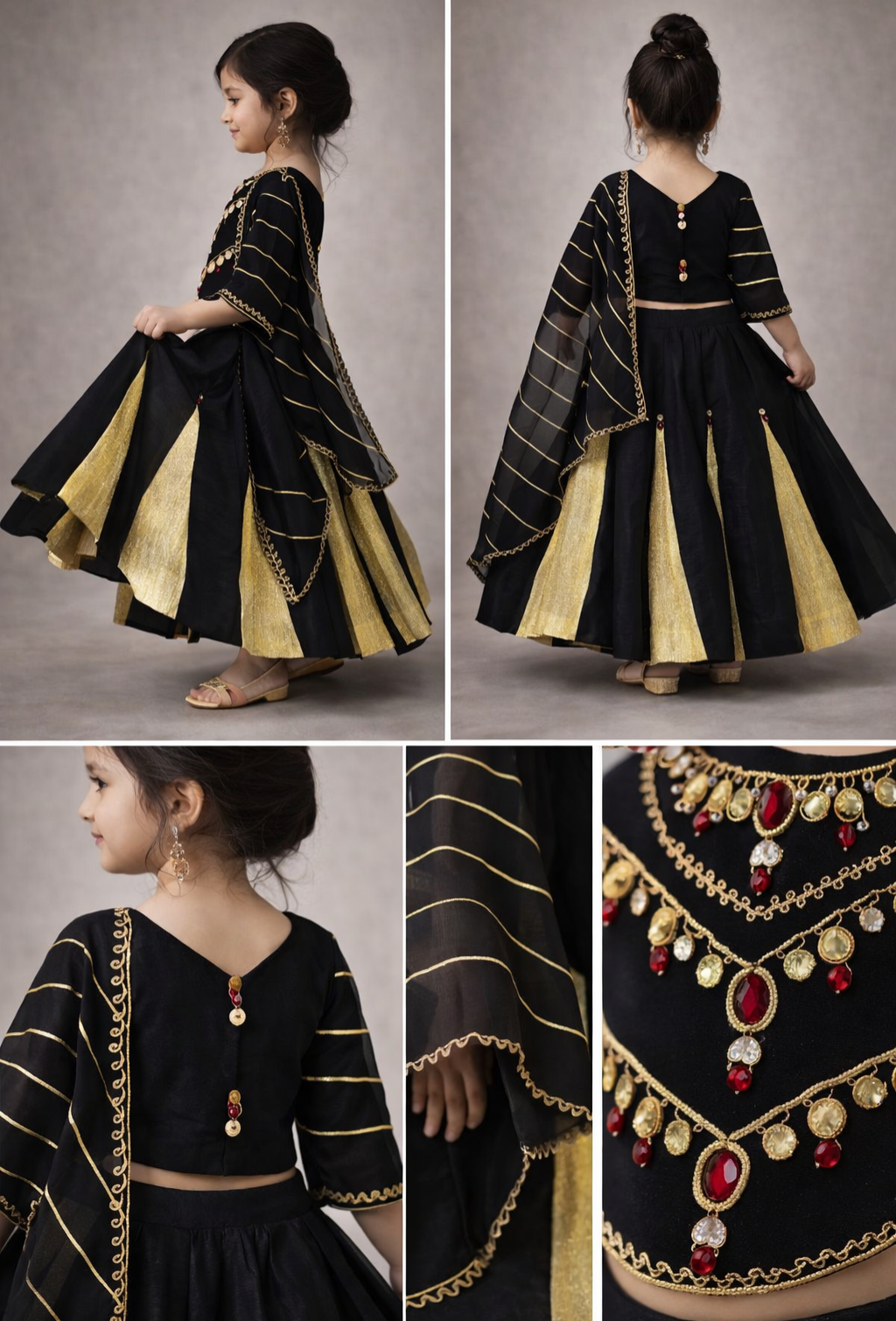 Pre Order: Sheesh Mahal Lehenga Set
