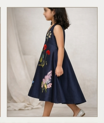 Pre Order: Midnight Garden Dress