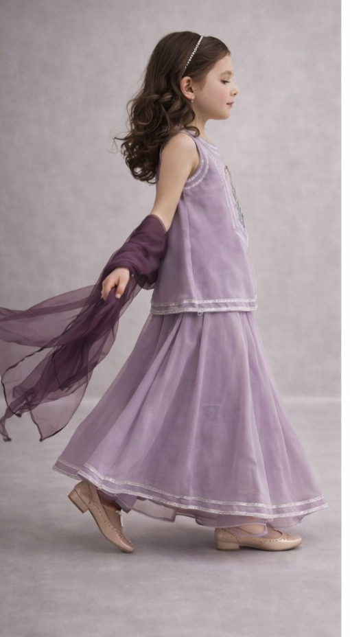 Pre Order: Lilac Lily Sharara Set