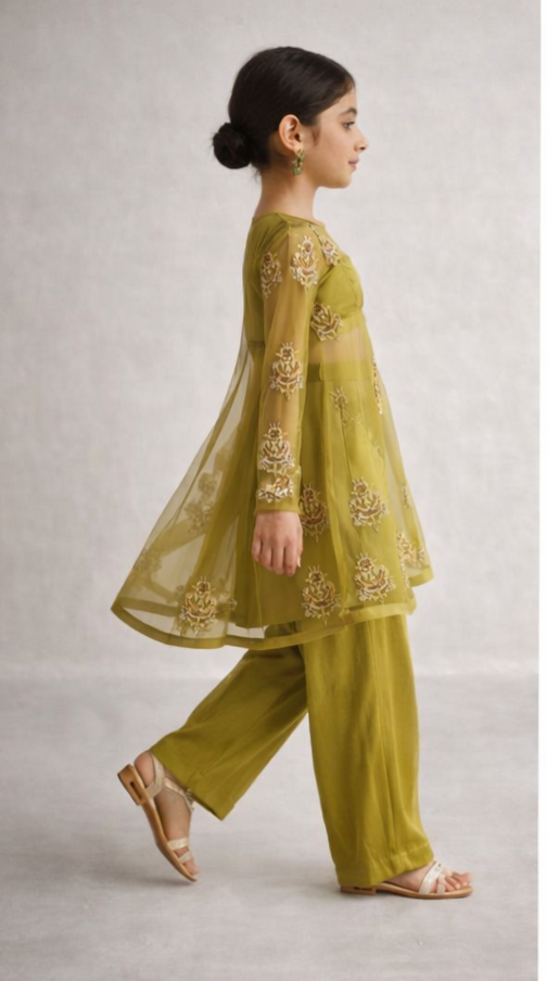Pre Order: Olive Noor Sharara Set