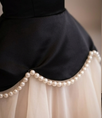 Pre Order: Pearl Noir Party Gown