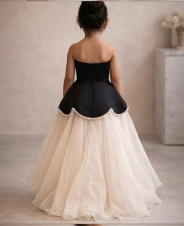 Pre Order: Pearl Noir Party Gown