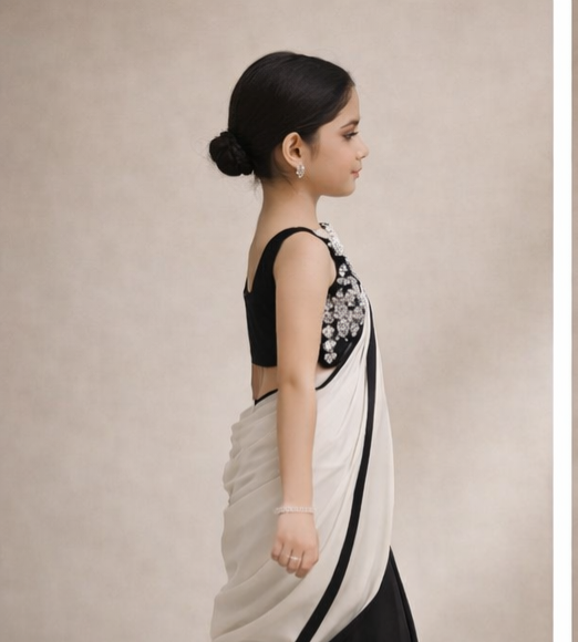 Pre Order: Pearl Shadow Saree