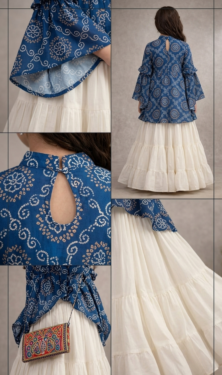 Pre Order: Noor Indigo Grace Set