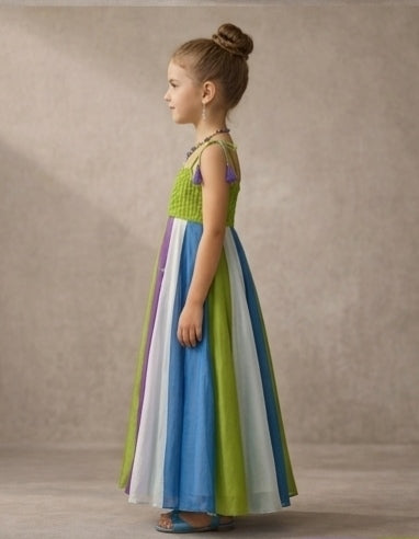 Pre Order: Peacock Bloom Gown
