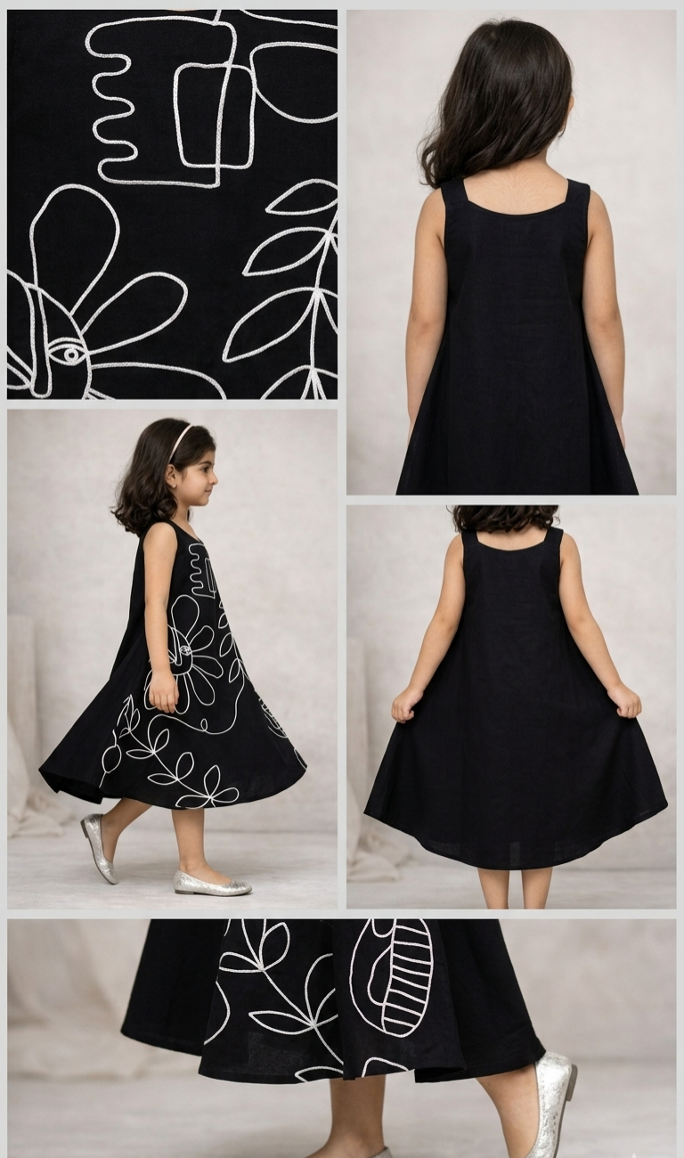 Pre Order: Moonflower Swing  Dress