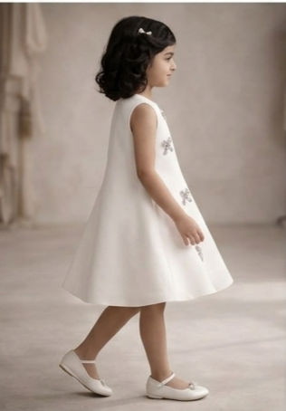 Pre Order: White Bow Belle Dress