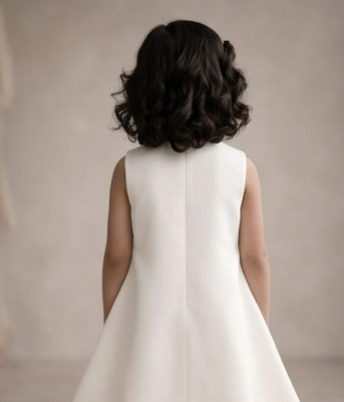 Pre Order: White Bow Belle Dress