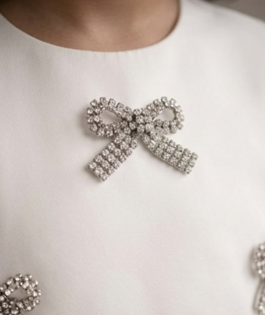 Pre Order: White Bow Belle Dress