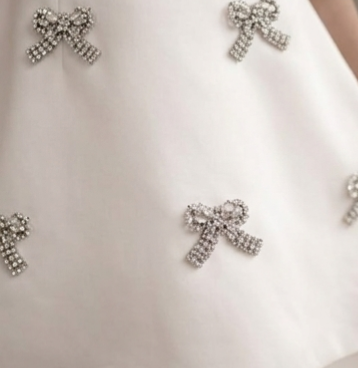 Pre Order: White Bow Belle Dress