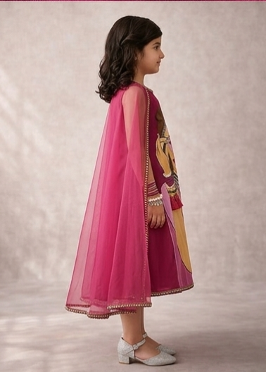 Pre Order:Rani Roop Cape   Dress
