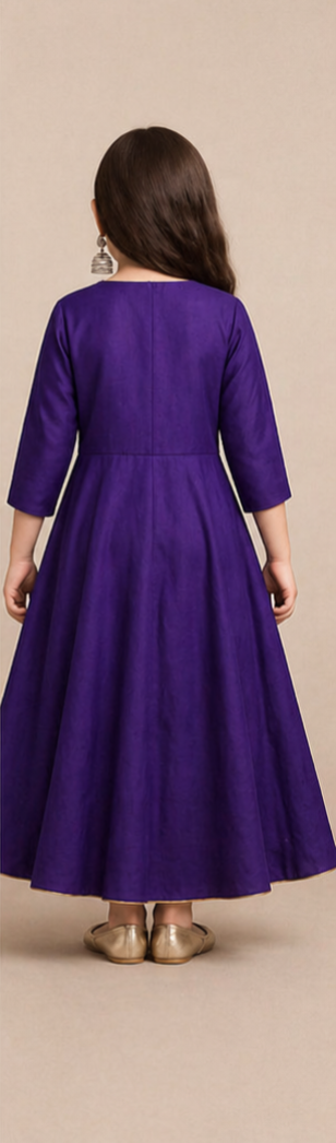 Pre Order: Meher Gold Vine Gown