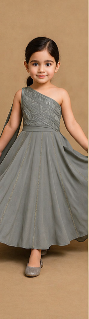 Pre Order: Silver Mist Gown