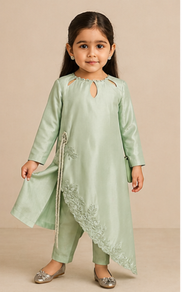 Pre Order: Mint Noor Kurta Set