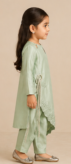 Pre Order: Mint Noor Kurta Set