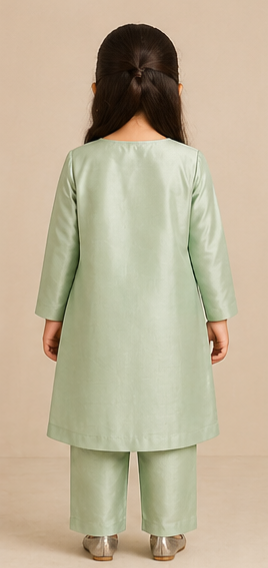 Pre Order: Mint Noor Kurta Set