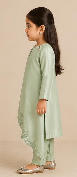 Pre Order: Mint Noor Kurta Set
