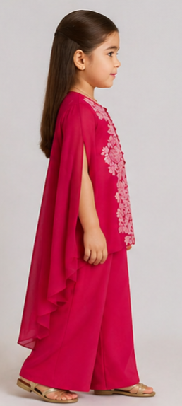 Pre Order: Noor-e-Gul Cape Outfit