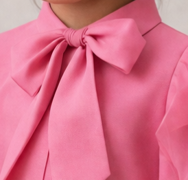 Pre Order: Rosy Ruffle Bow Dress