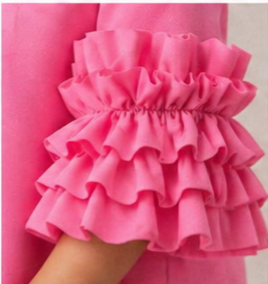 Pre Order: Barbie Bloom Ruffle Dress