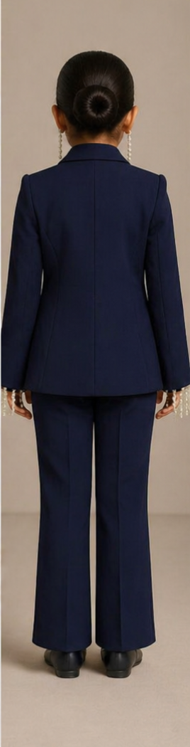 Pre Order: Pearl Luxe Blue Suit Set