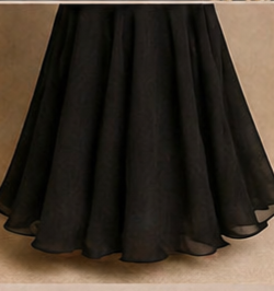 Pre Order: Black Embroidered Top And Sharara