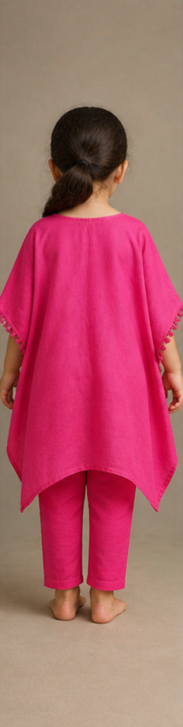 Pre Order: Kaftan Top With Inner Crop Top And Pant