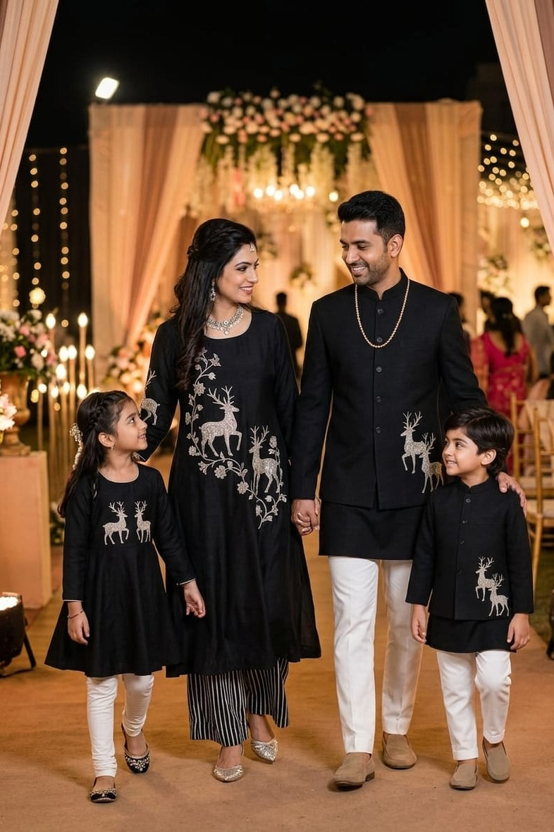 Girl : Midnight Deer Family Set