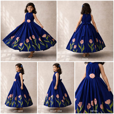 Pre Order: Neelkamal Blossom Gown