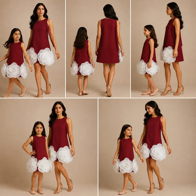 Pre Order: White Rose Dress