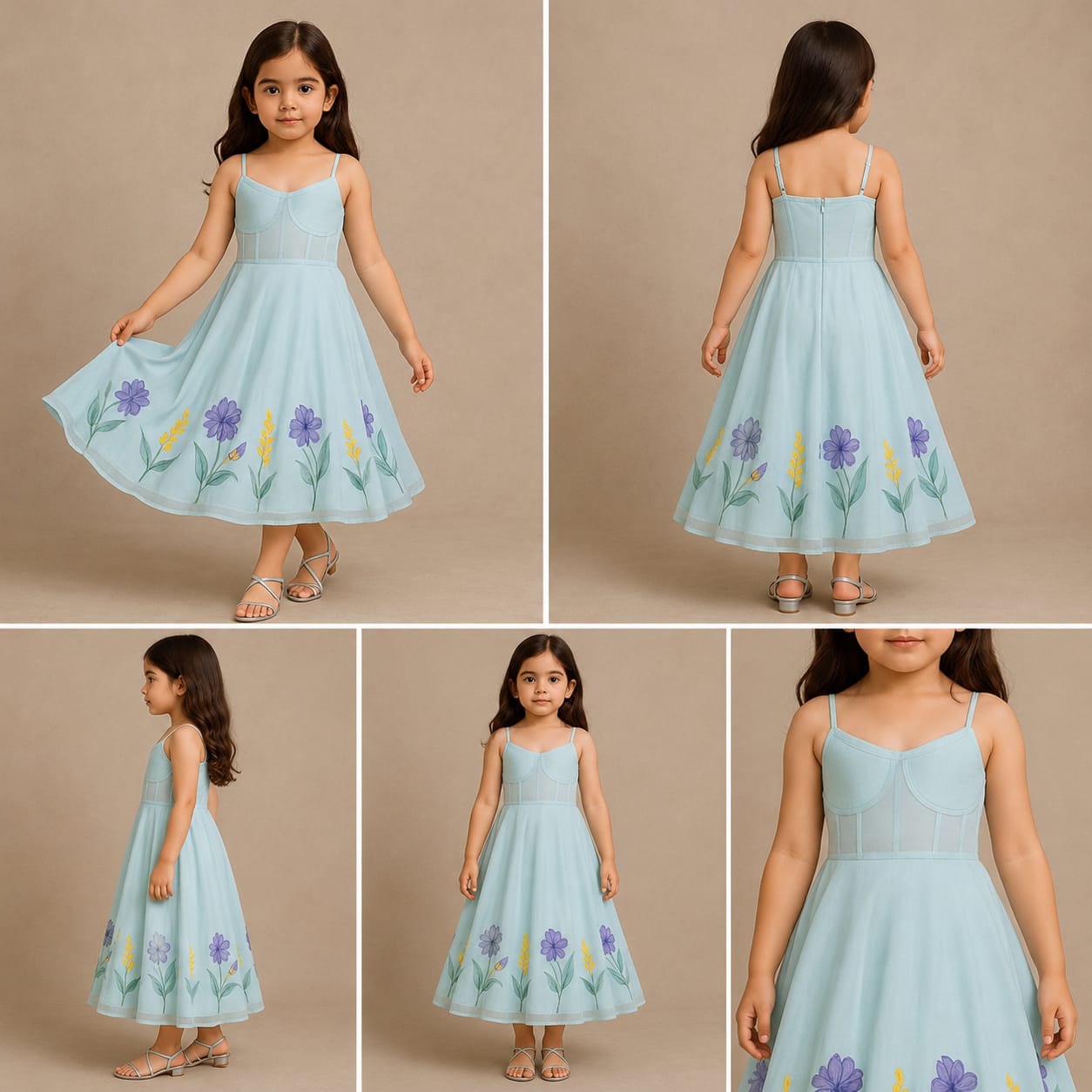 Pre Order: Blue Floral  Dress
