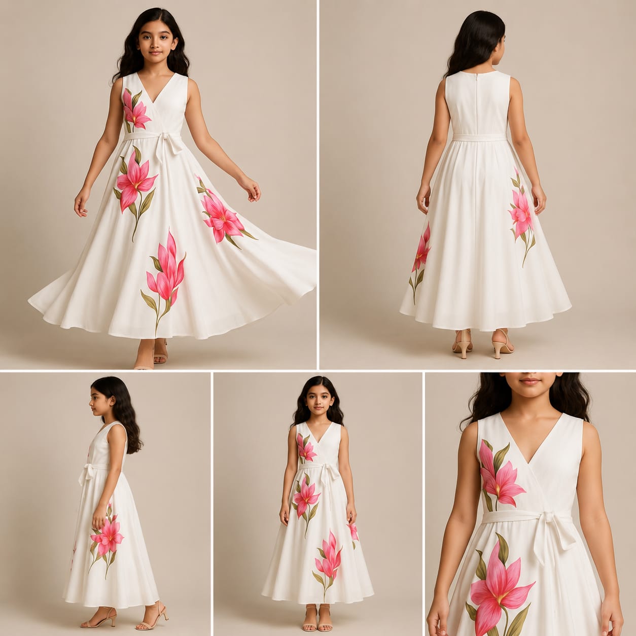 Pre Order: White Floral  Dress