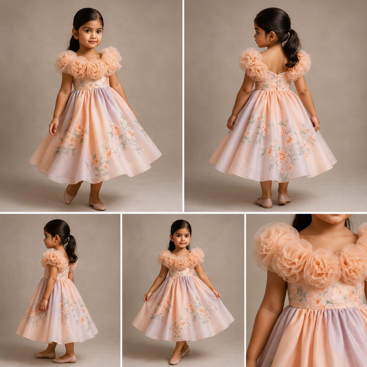Pre Order: Ombre Rose Satin Dress