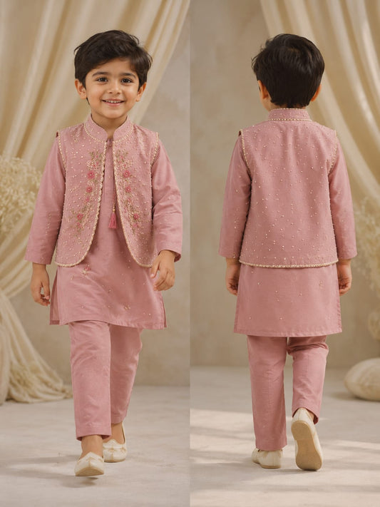 Pre Order:Blush Blossom Kurta Set