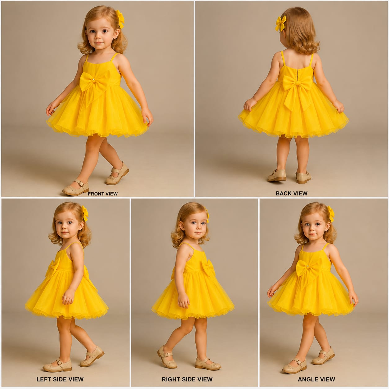 Pre Order: Spaghetti Straps Sleeveless Organza Dress
