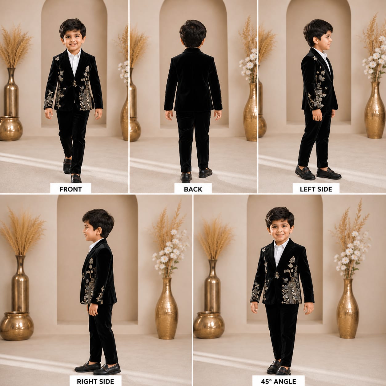Pre Order: Prince Noir Ensemble Blazer Set