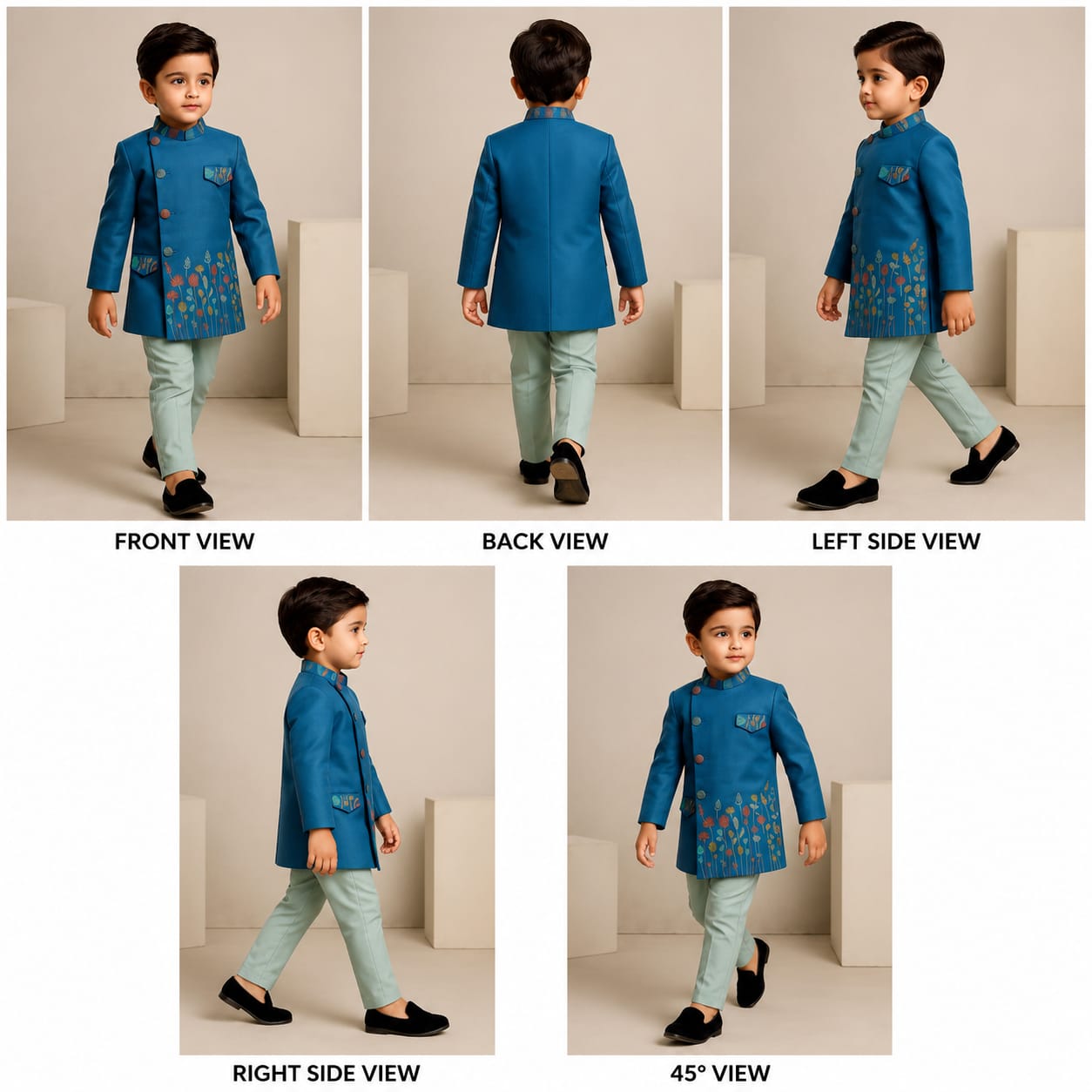 Pre Order: Embroidered Stylish Sherwani And Pant