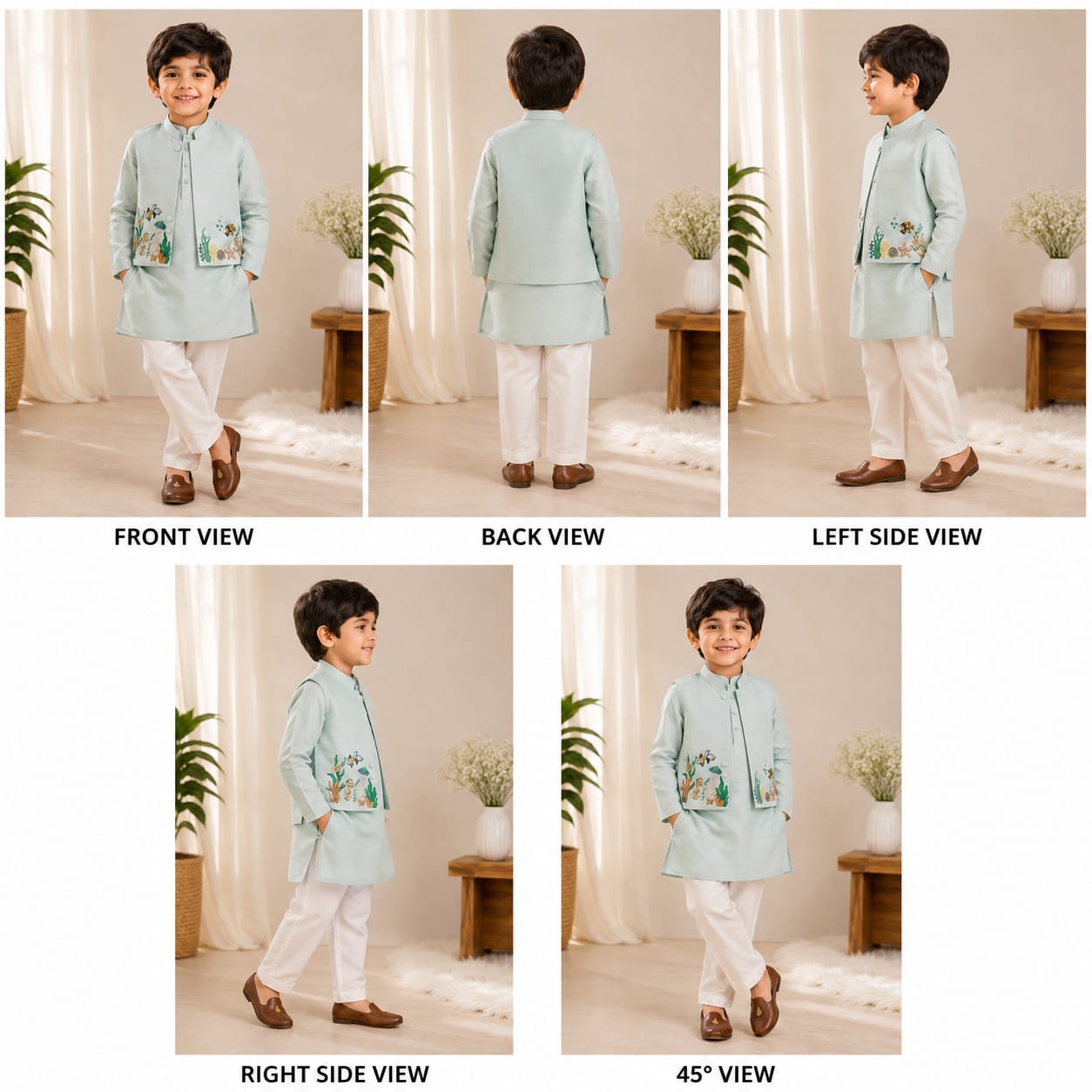 Pre Order: The Little Mariner Seafoam Suit