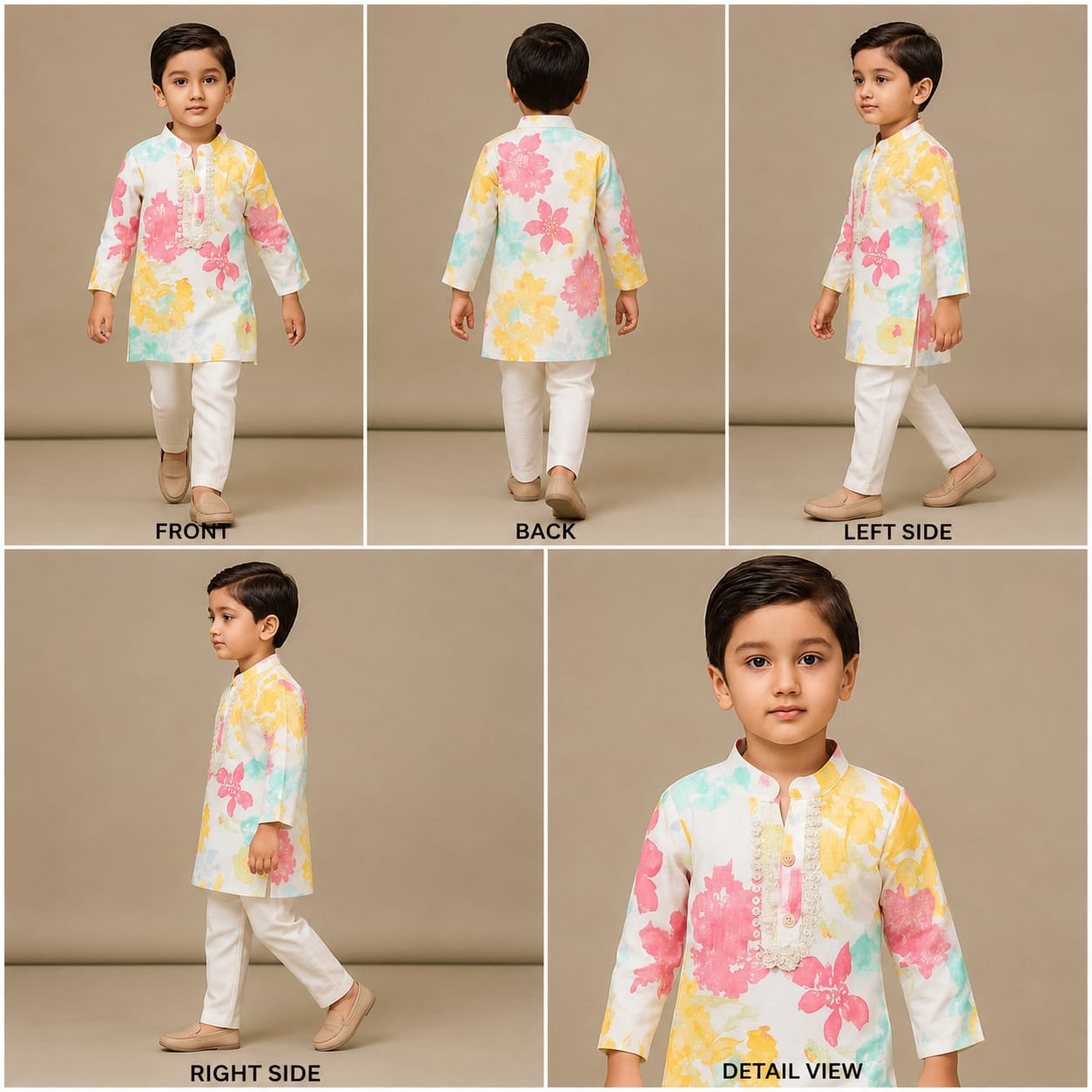 Pre Order: Printed Multicoloured Kurta