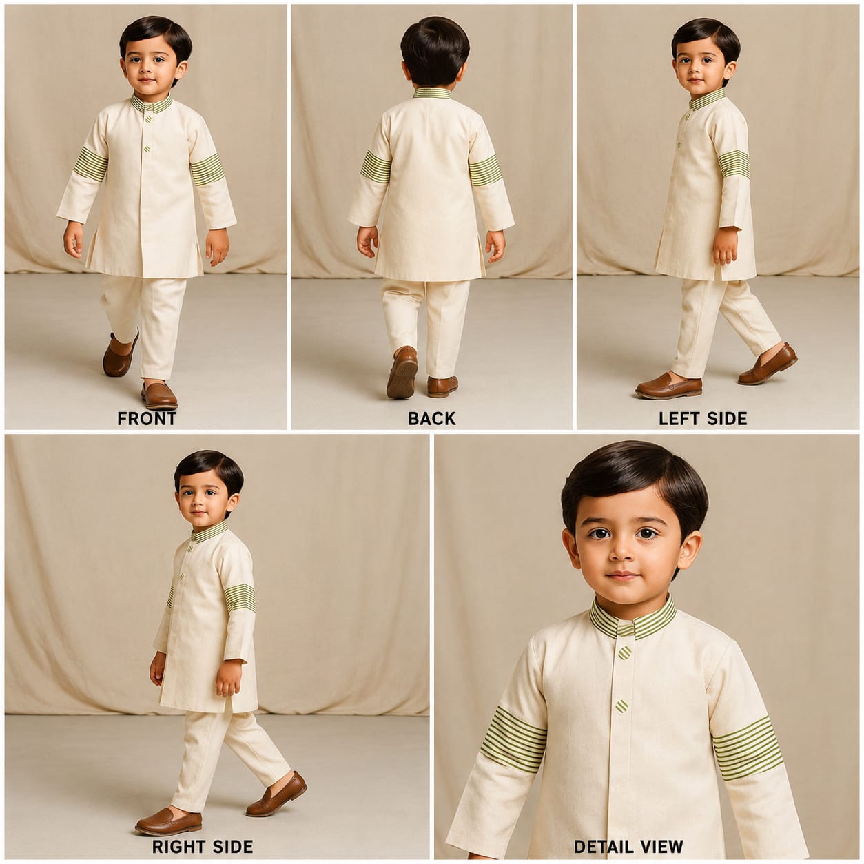 Pre Order: Off White Kurta With pajama