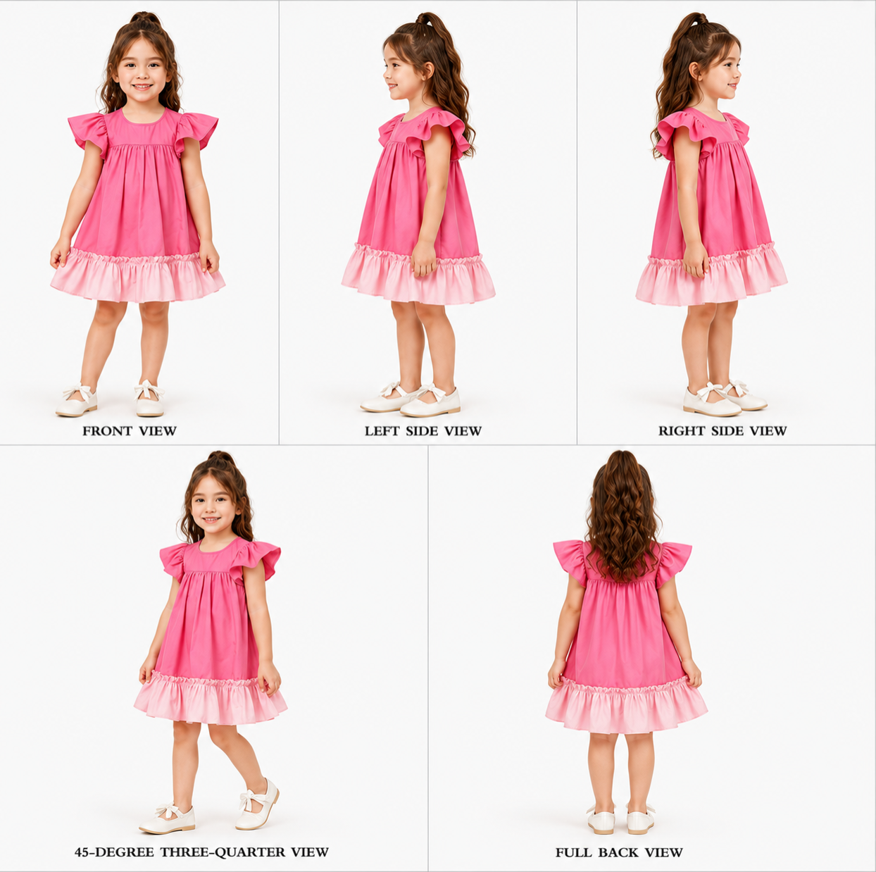 Pre Order: Merry Frills Cotton Dress