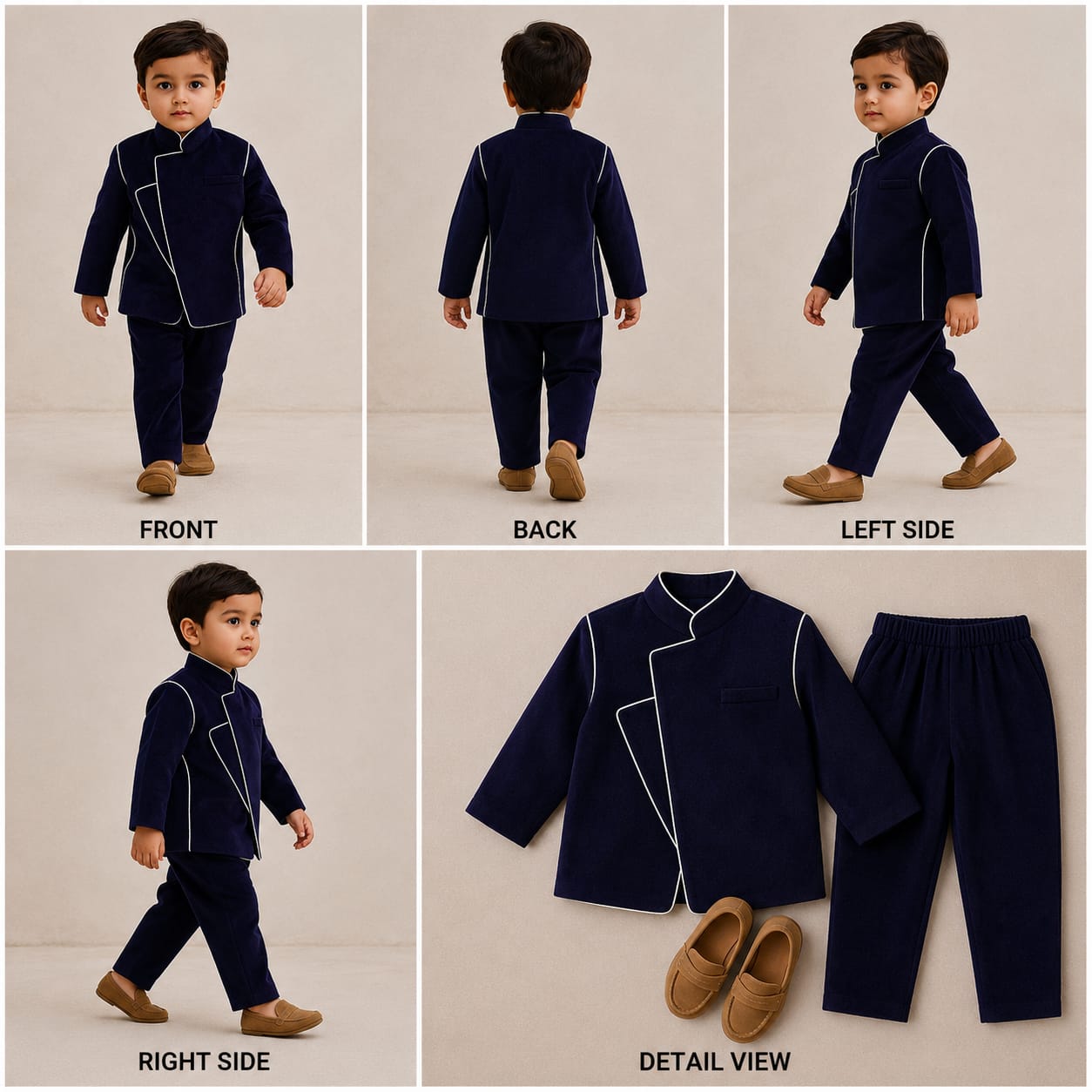 Pre Order: Royal Blue Velvet Stylish Blazer