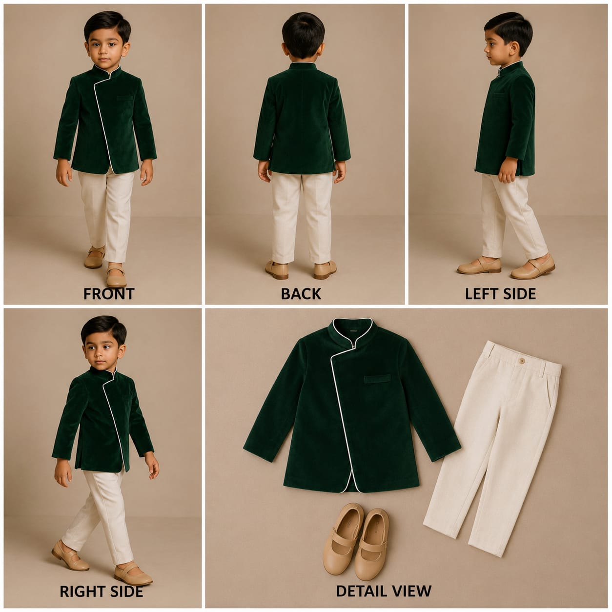 Pre Order: Green Velvet Stylish Blazer